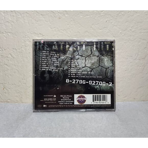 Korn Greatest Hits Volume 1 Tested Cd (Epic, 2004) Pre-owned - Picture 4 of 4